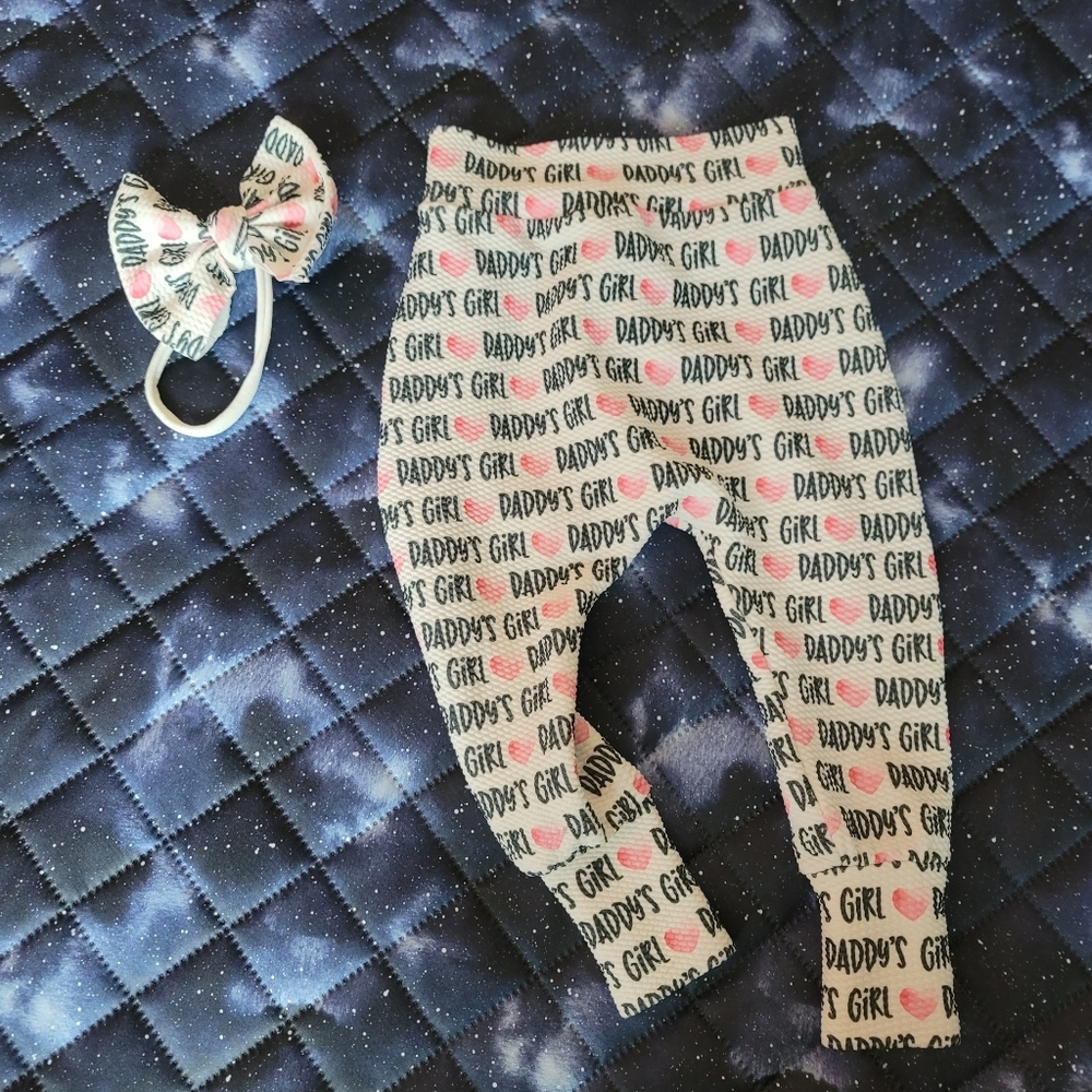 2T pants/bow set